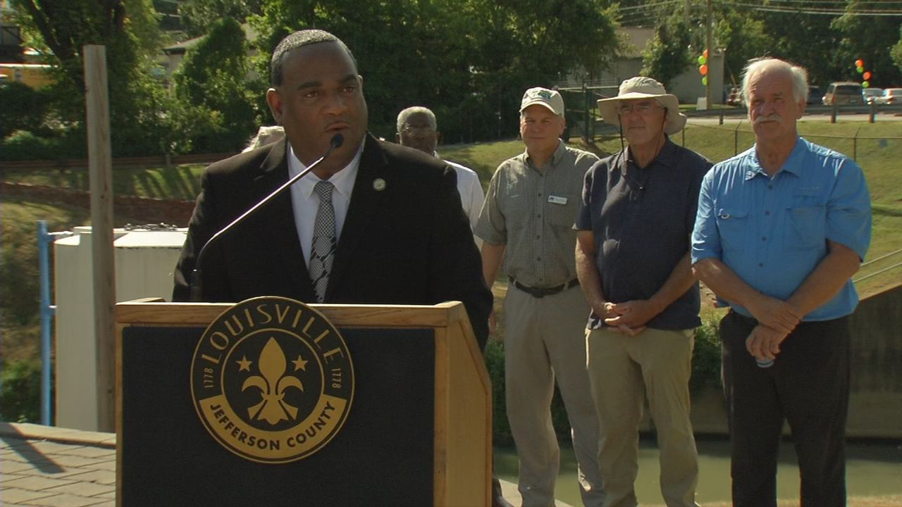 MSD Executive Director Tony Parrott speaks